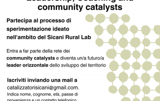 “Leadership, Coaching and community catalysts”, sicani rural lab